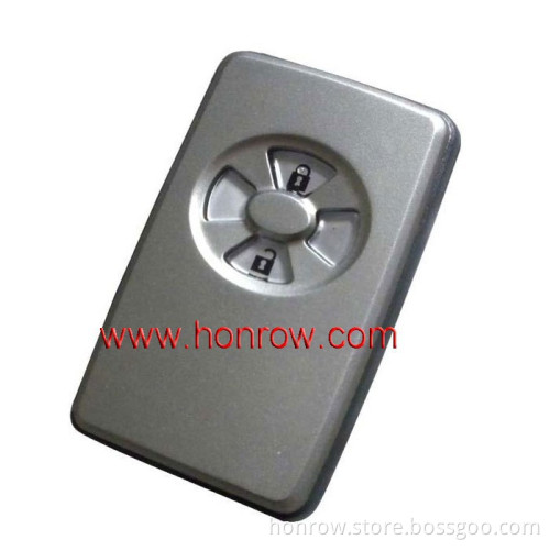 High quality Toyota 2 button remote key blank with key blade toyota smart key shell